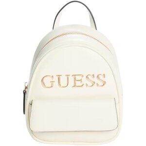 Factory Women's Galatia Mini Backpack Faux Leather Cream Fruits Crossbody with A